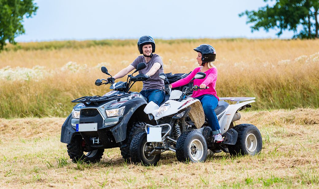 Riding ATVs